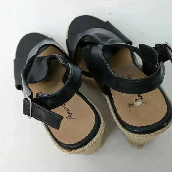 AE Outfitters Platform Espadrille Wedge Sandals - 8.5 - Picture 10 of 11